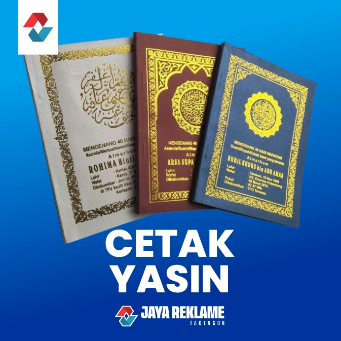 Cetak Cover Yasin Printing Riau Pekanbaru