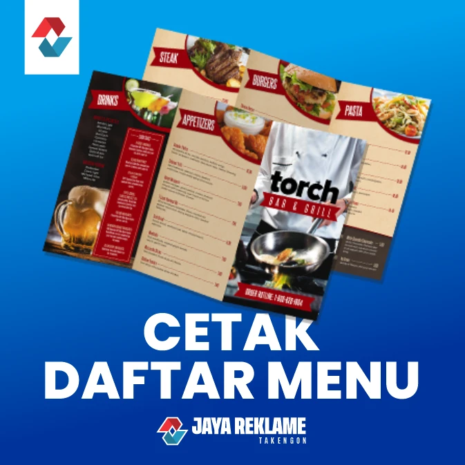 Cetak Daftar Menu Printing Riau Pekanbaru
