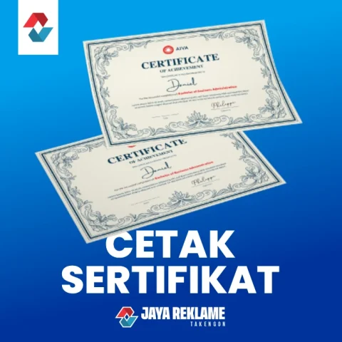 Cetak Sertifikat Printing Riau Pekanbaru